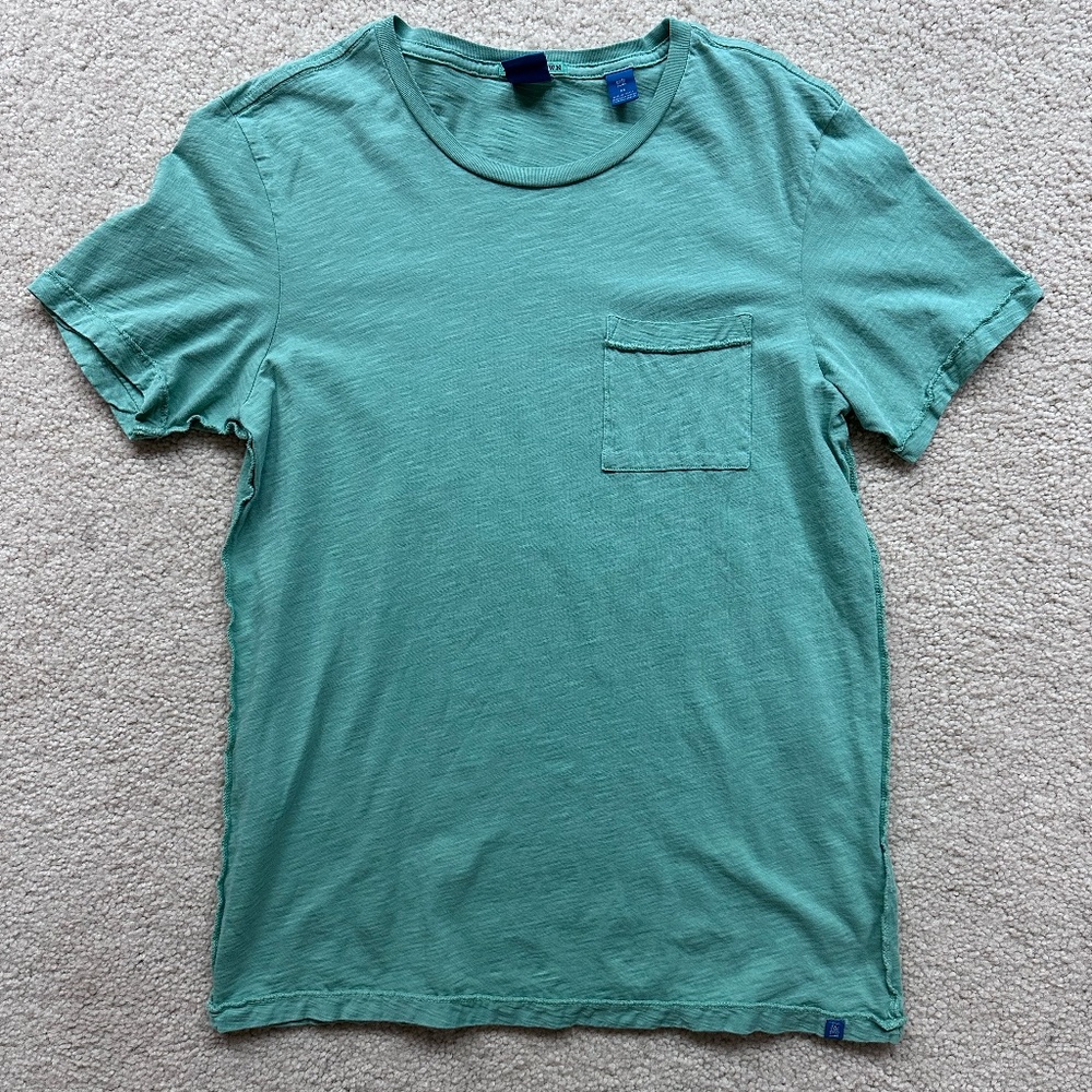 Scott & Soda Teal Mens T Shirt